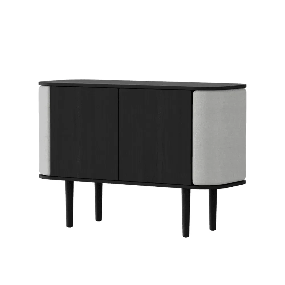 Umage, Treasures 2-türiger Schrank Schwarze Eiche/Sterling