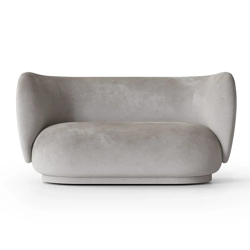 Ferm Living, Rico 2-Sitzer Sofa Faded - Concrete
