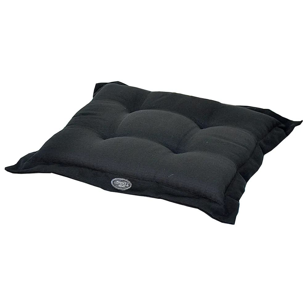 Fritab, Canyon Sitzkissen dick 42x45 cm strukturiert schwarz