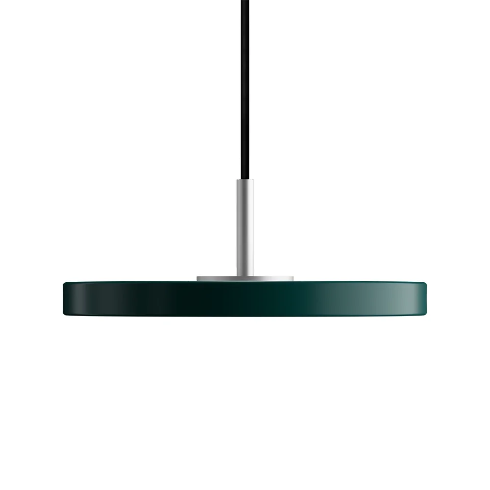 UMAGE - Asteria Pendelleuchte Micro Forest Green/Steel Top