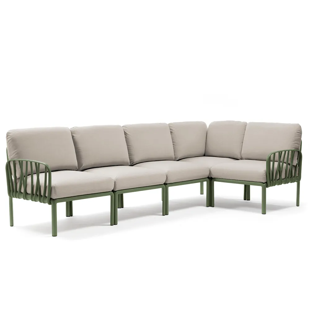 Nardi, Komodo 5 Ecksofa Agave - Tech Panama