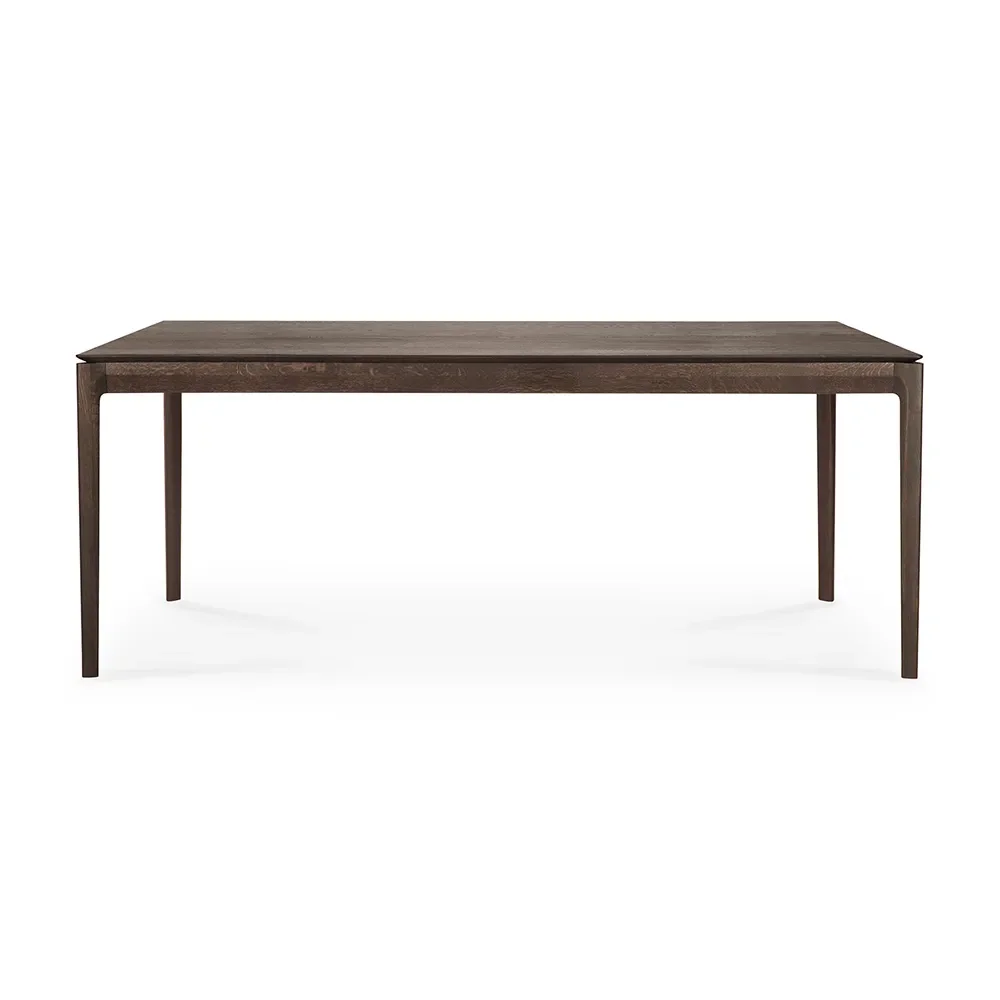 Ethnicraft, Buche Esstisch 95x200 cm Eiche braun lackiert