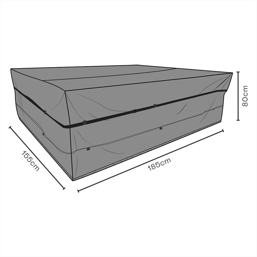 Brafab, Möbelbezug Essgruppe 185x155 cm wasserdicht