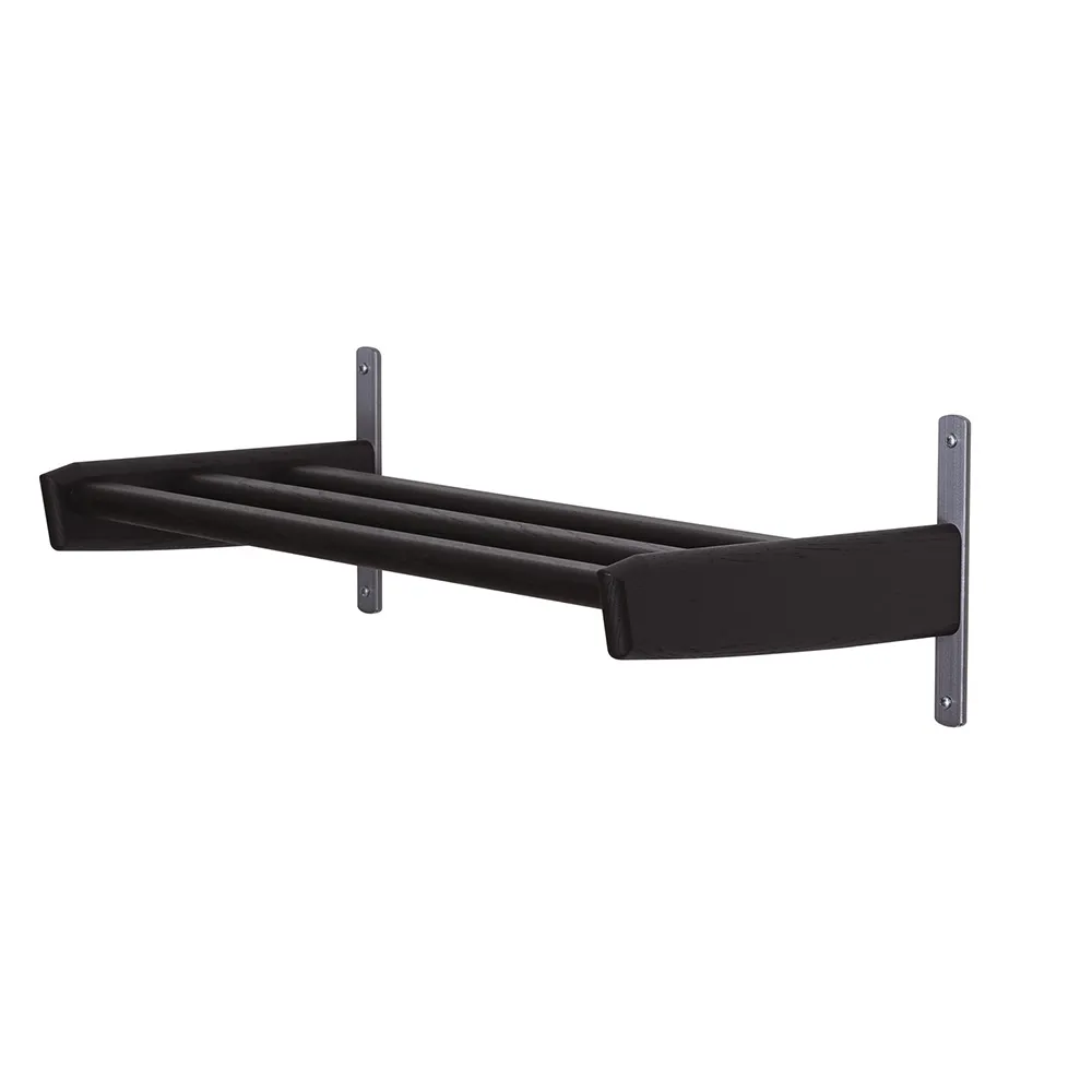Oscarssons Möbel, Meja Schuhregal 59 cm Eiche schwarz gebeizt