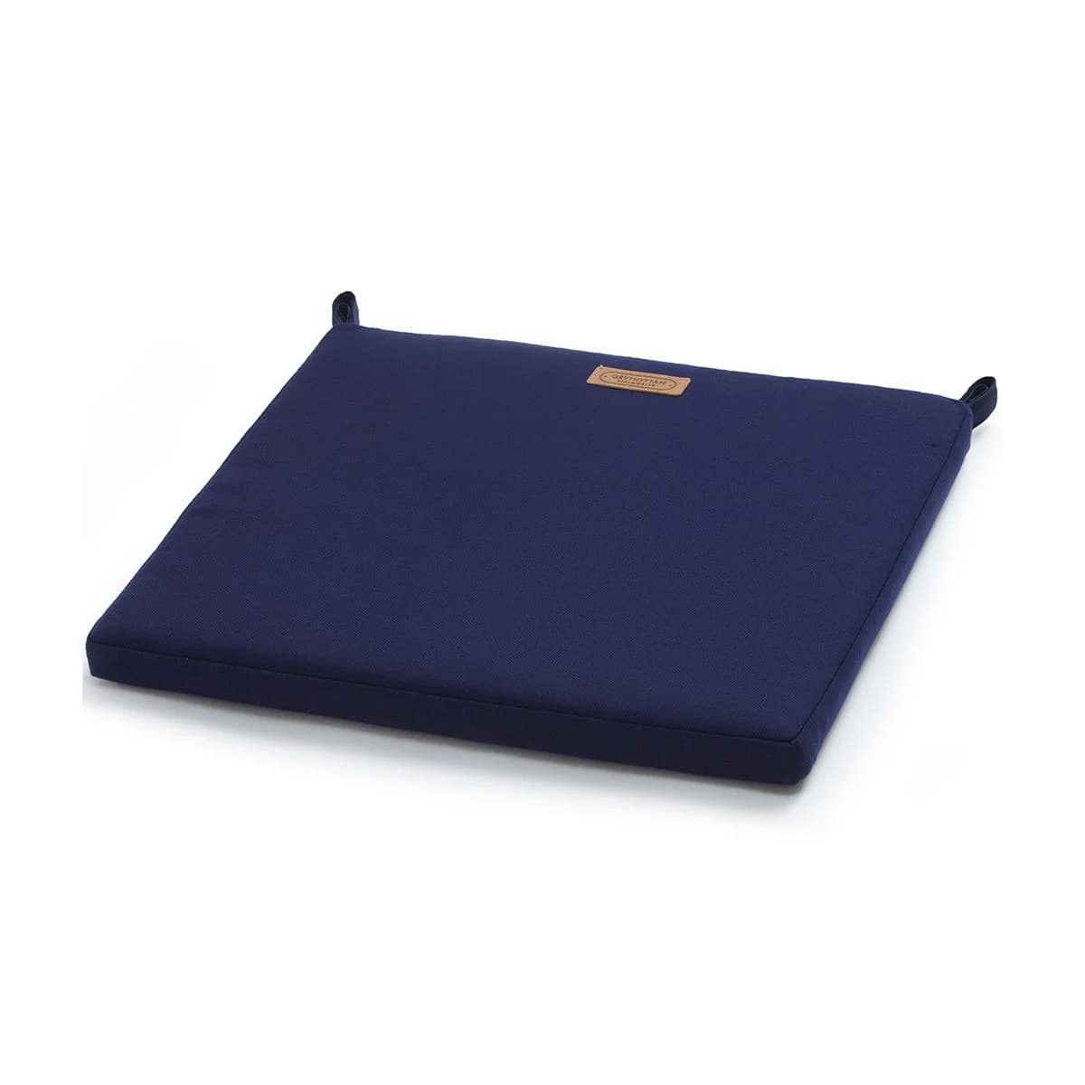 Grythyttan Stålmöbler Stuhl 1/Bryggeri/High tech Sitzkissen Sunbrella blau