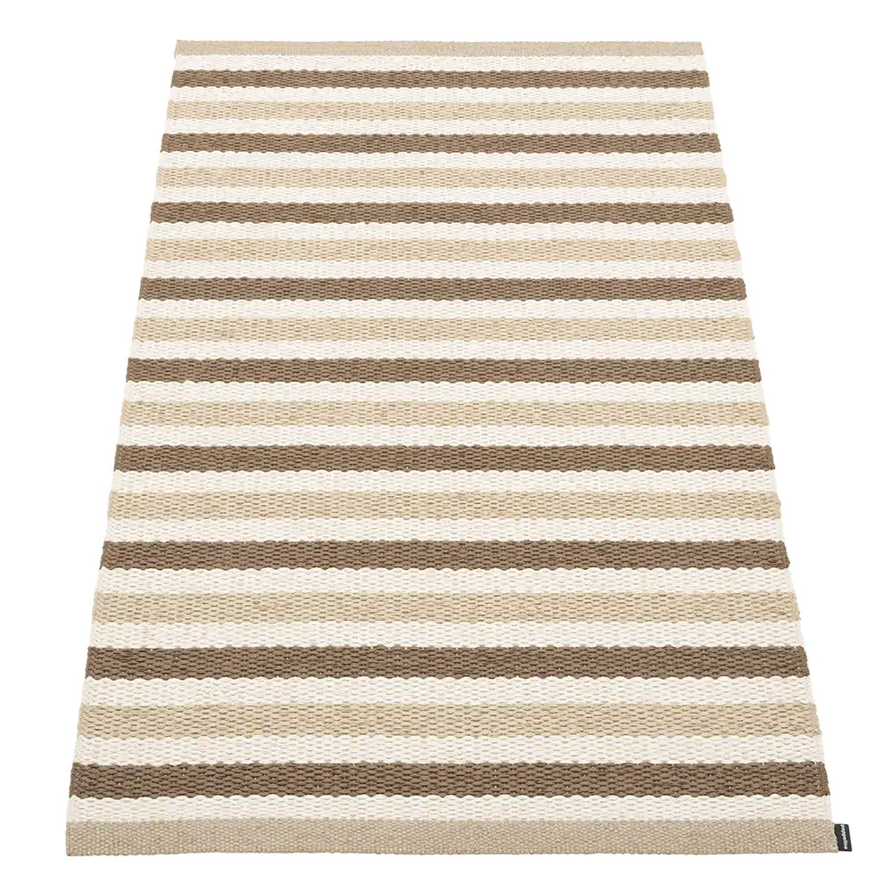 Pappelina, Teo Teppich 70x120 cm Brown/Beige/Vanilla