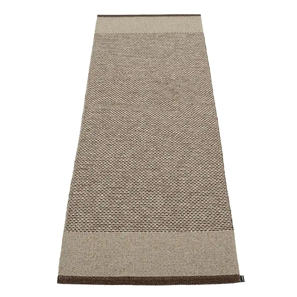 Pappelina, Edit Teppich 85x260 cm Dark Brown