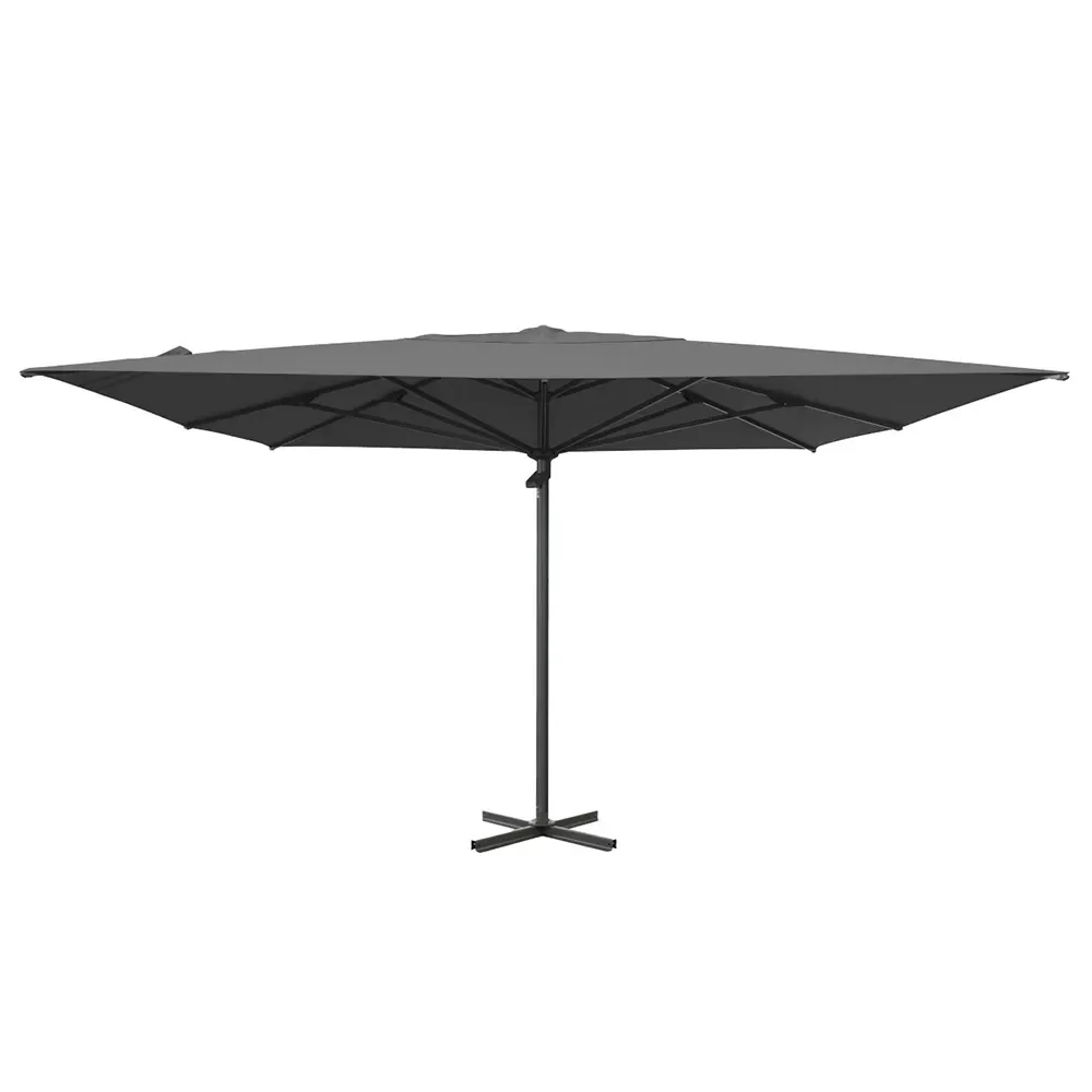Brafab, Mozzo Sonnenschirm 400x400 cm Grau/Anthrazit