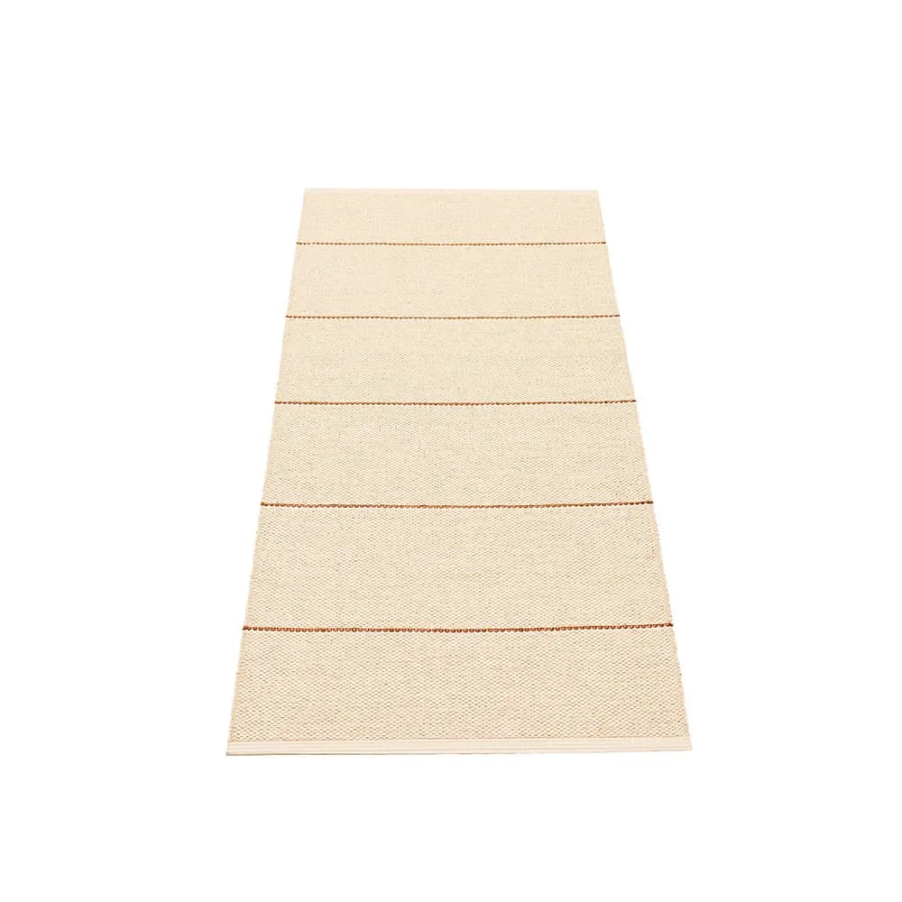Pappelina, Lea teppich Beige/Rust/Vanilla 70 x 150 cm