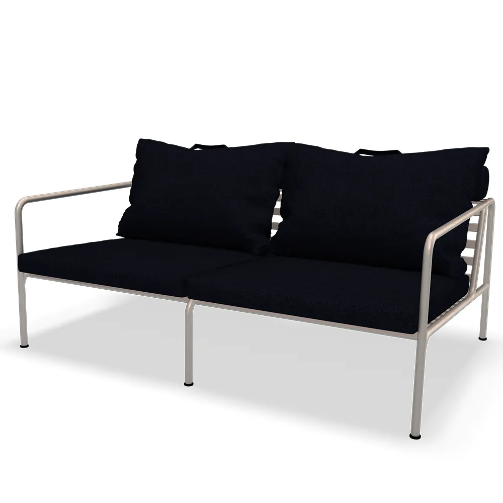 Houe, Avon 2 Sitzer Sofa Indigo/Weiß