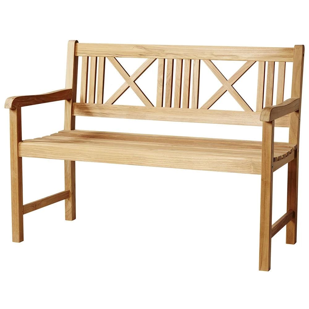 Cinas, Rosenborg Bank 120 cm Teakholz