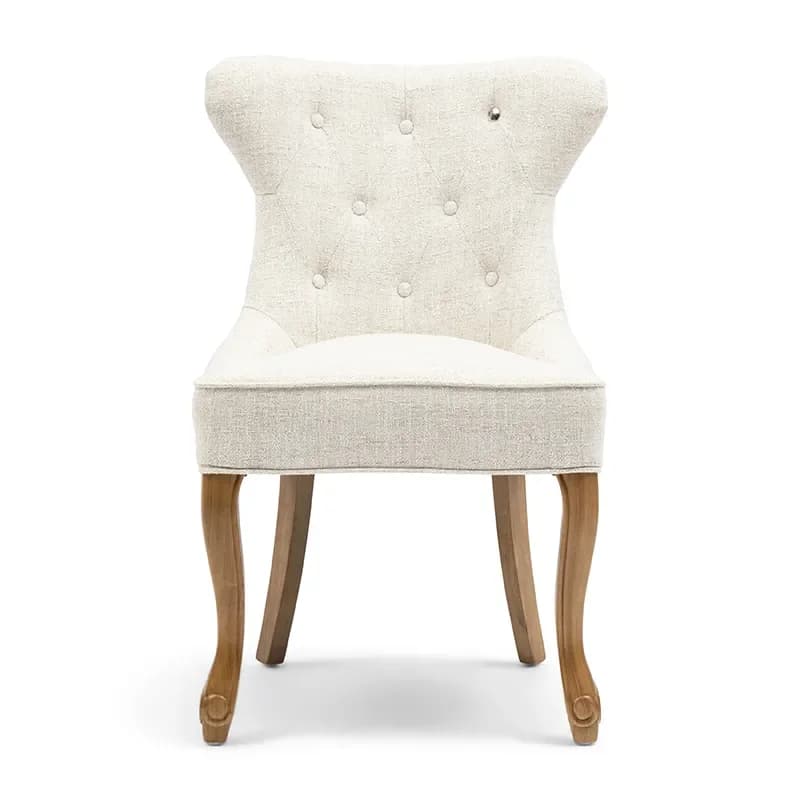 Riviera Maison, George esszimmerstuhl rich tweed antique white