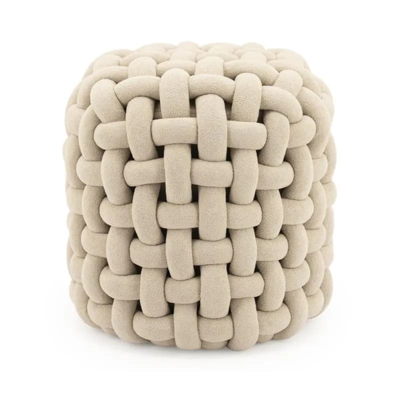 By-Boo, Poofie - beige 44x44x44 cm