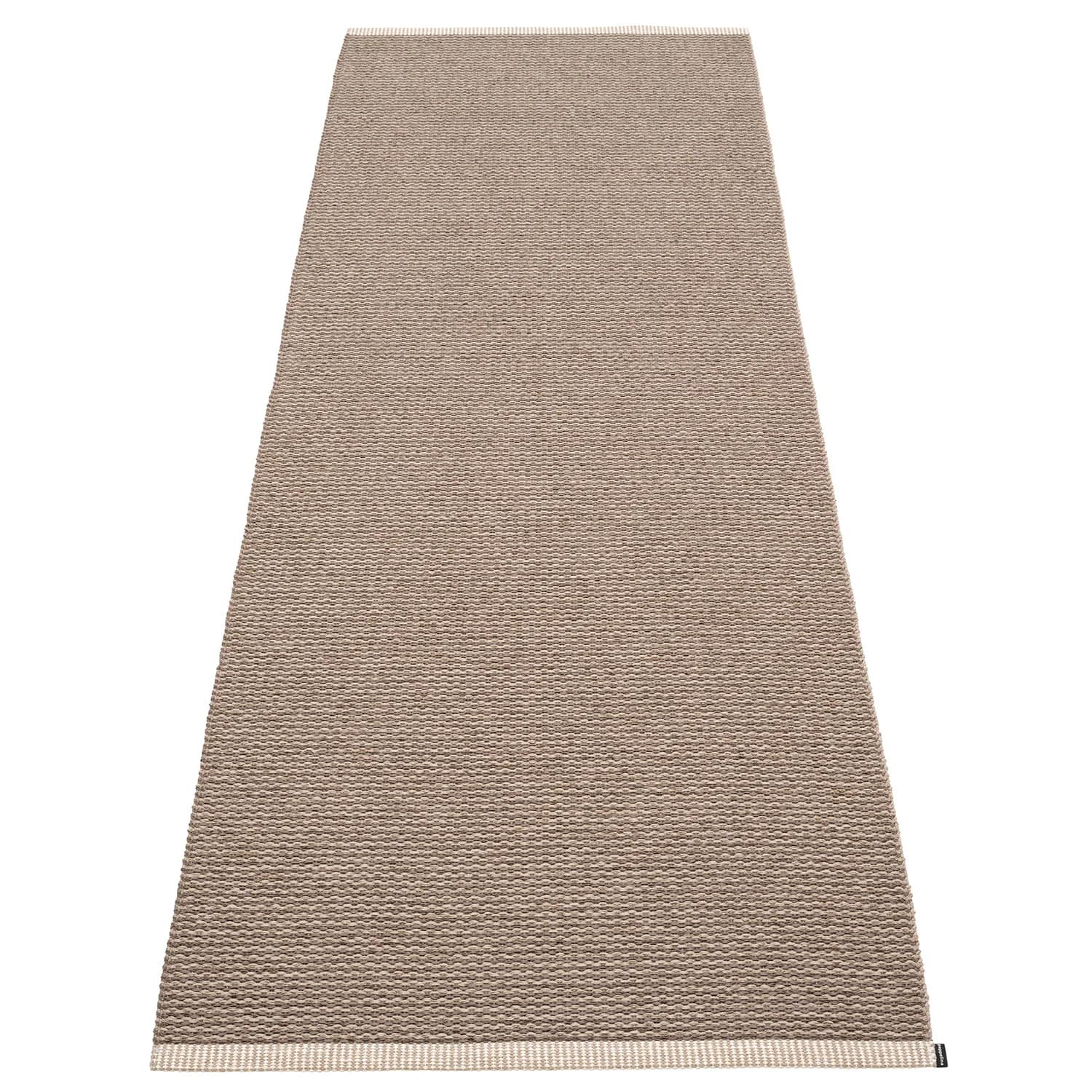 Pappelina, Mono Teppich 70x200 cm dark mud / mud