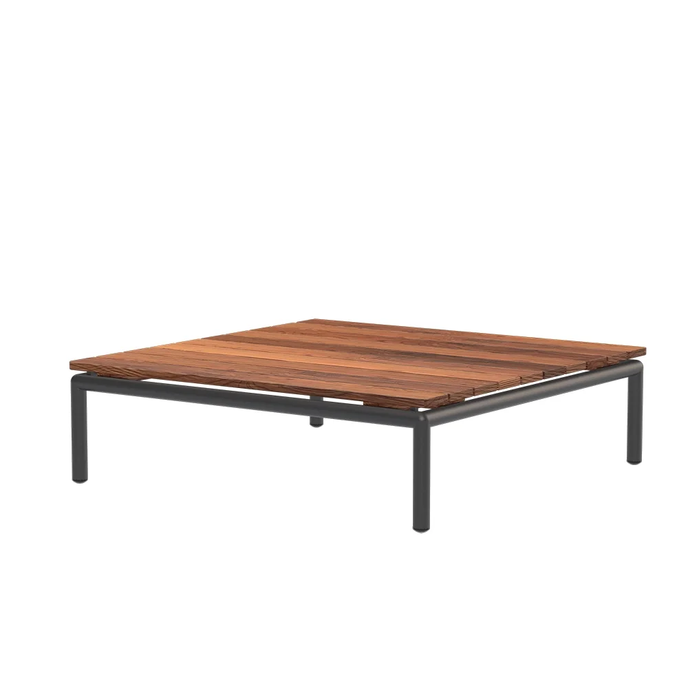 Houe, LEVEL / LEVEL 2 Couchtisch. 81x81 cm Esche/Grau