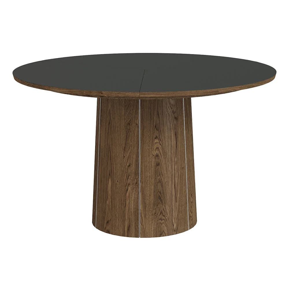 Skovby, Sm33 Tisch Nussbaum Lack/Schwarz Nano-Laminat