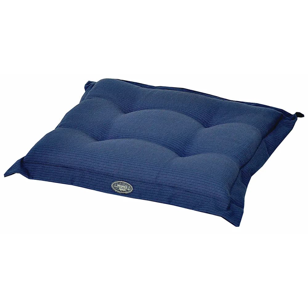 Fritab, Canyon Sitzkissen dick 42x45 cm strukturiertes Nylon Marineblau