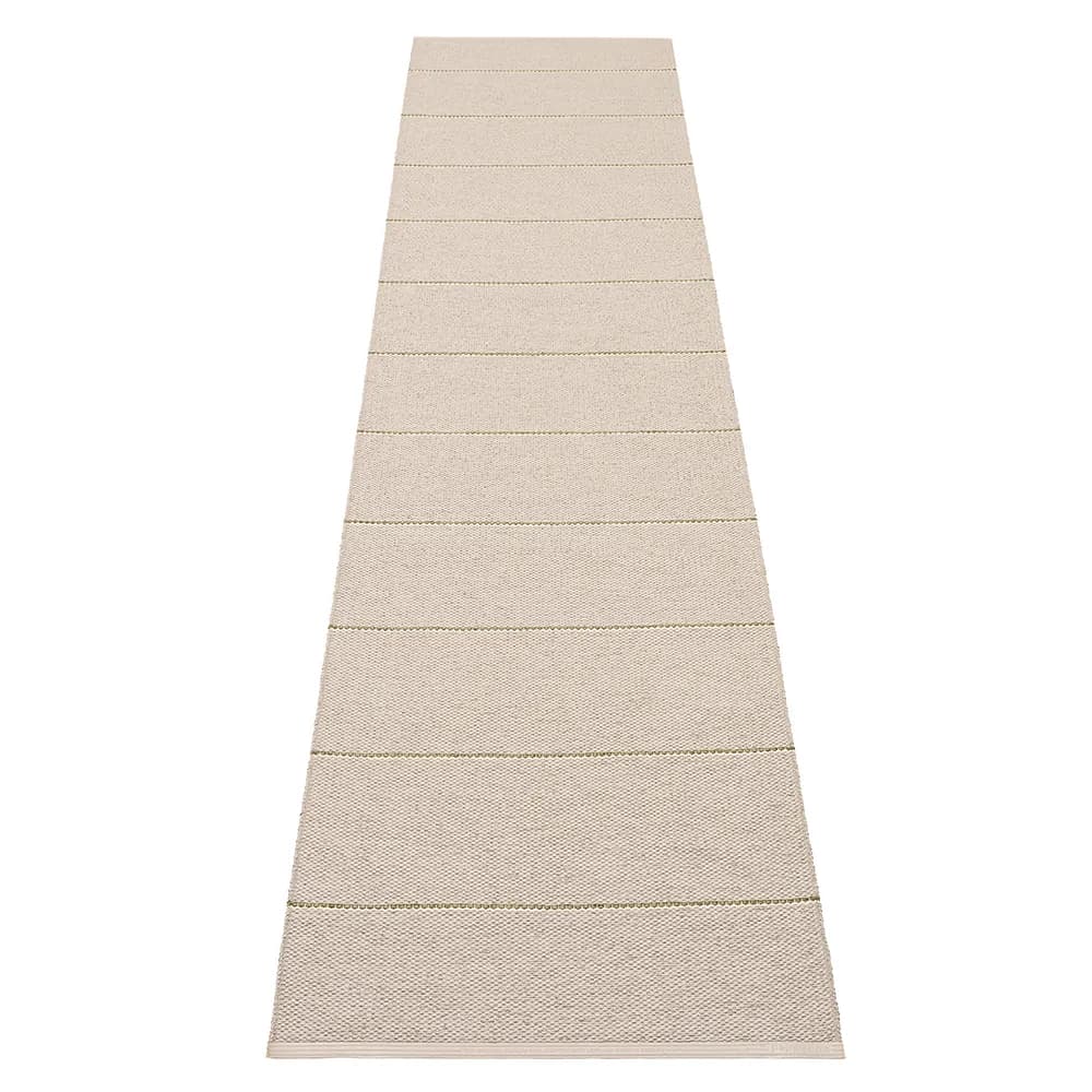 Pappelina, Lea teppich Linen/Pine/Vanilla 70 x 300 cm