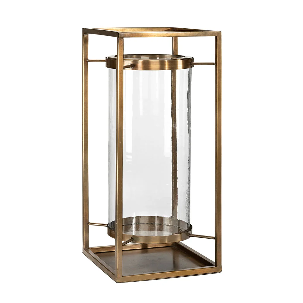 Sonoma Lantern Brass