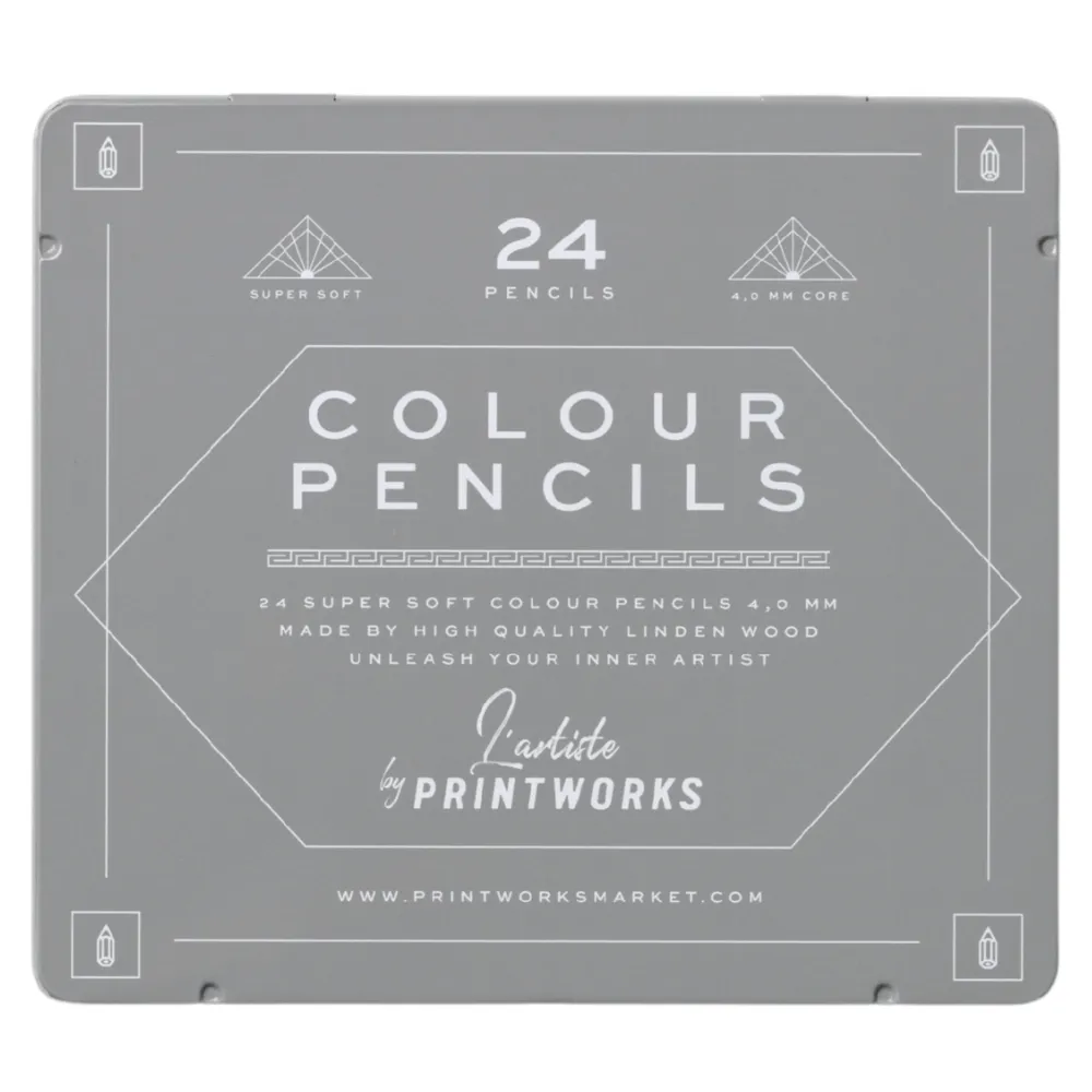 Printworks, 24 Buntstifte – Klassiker
