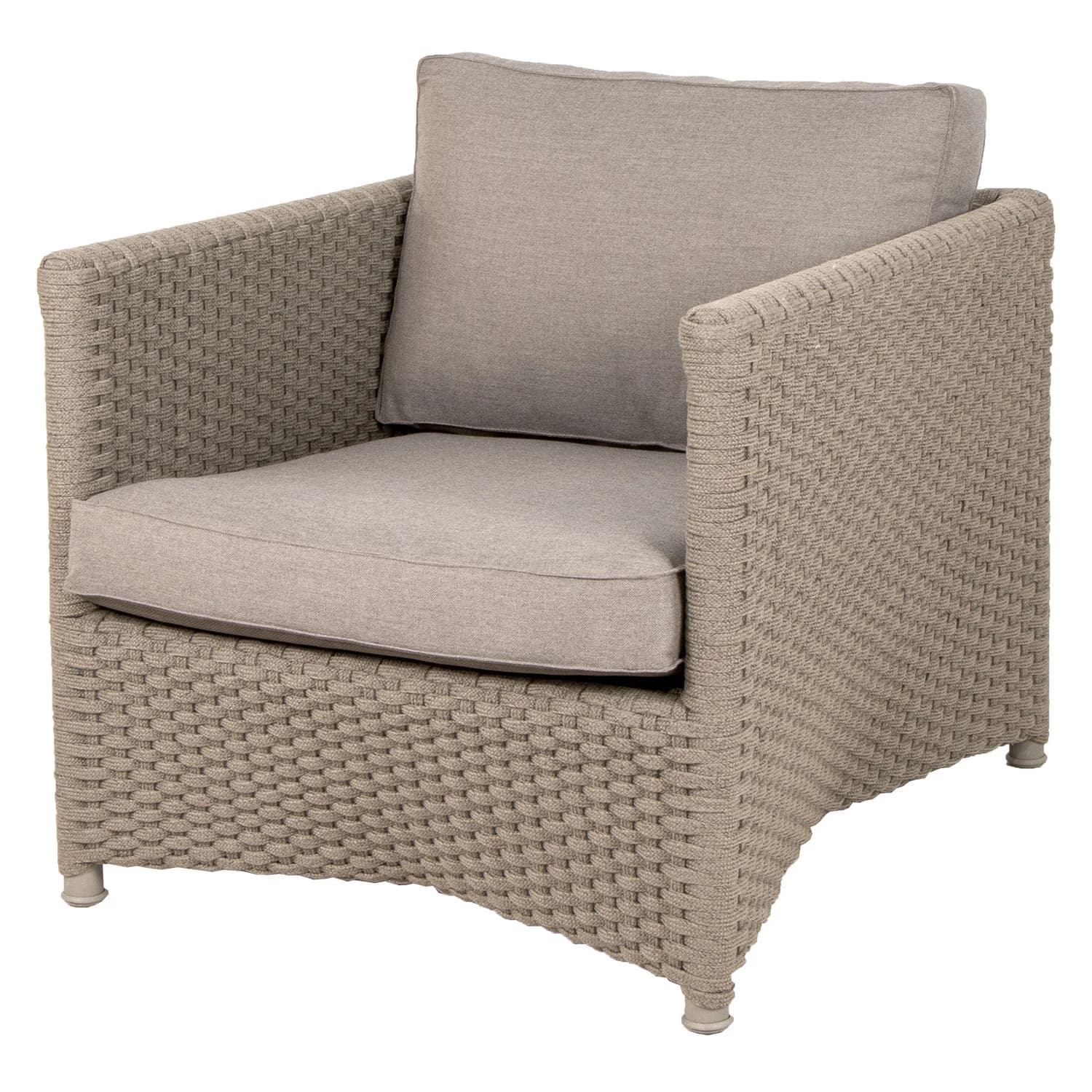 Cane-line Diamand Lounge-Sessel Soft Rope Cane-Line Matt Taupe