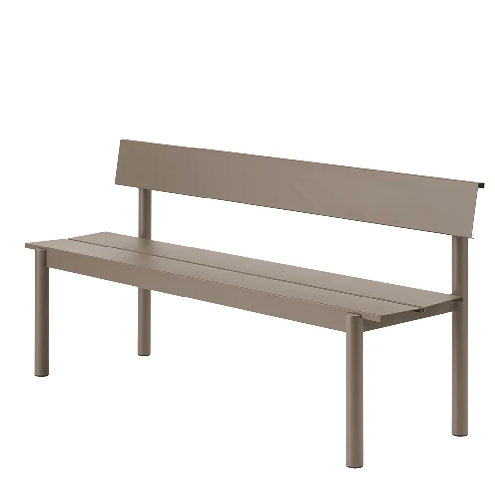 Muuto, Stahlban 170cm Linear Steel Taupe
