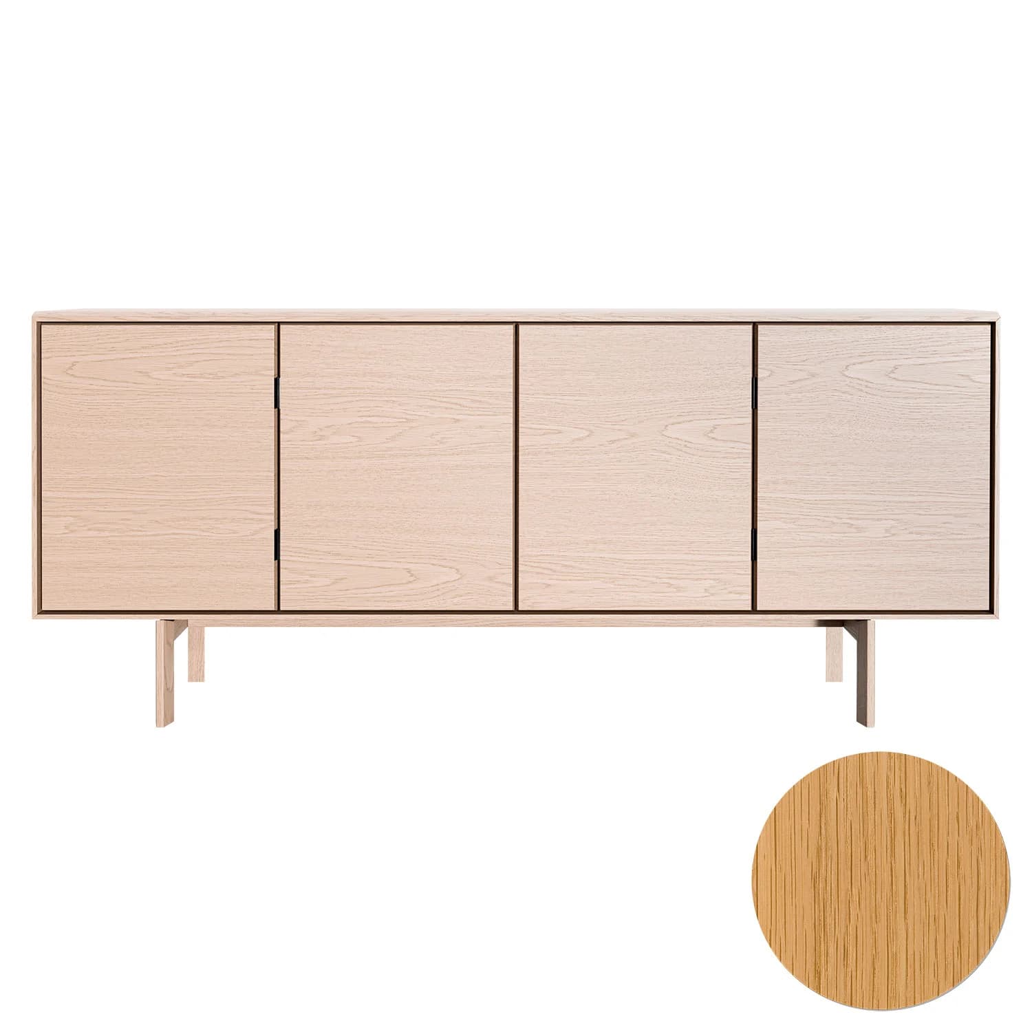Skovby, Sm544 Anrichte Eiche Natur Öl 190X43X85Cm