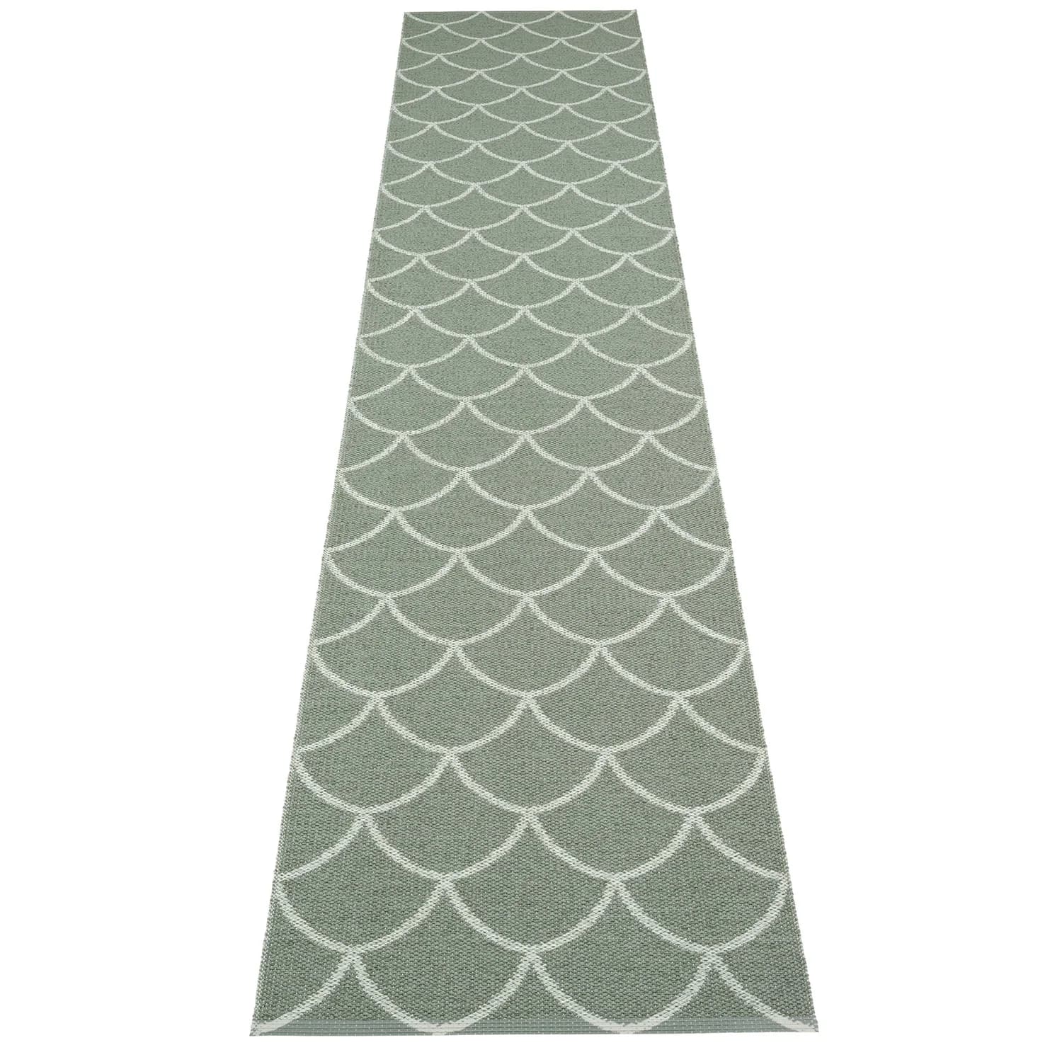 Pappelina, Kotte Teppich 70x375 cm army / sage