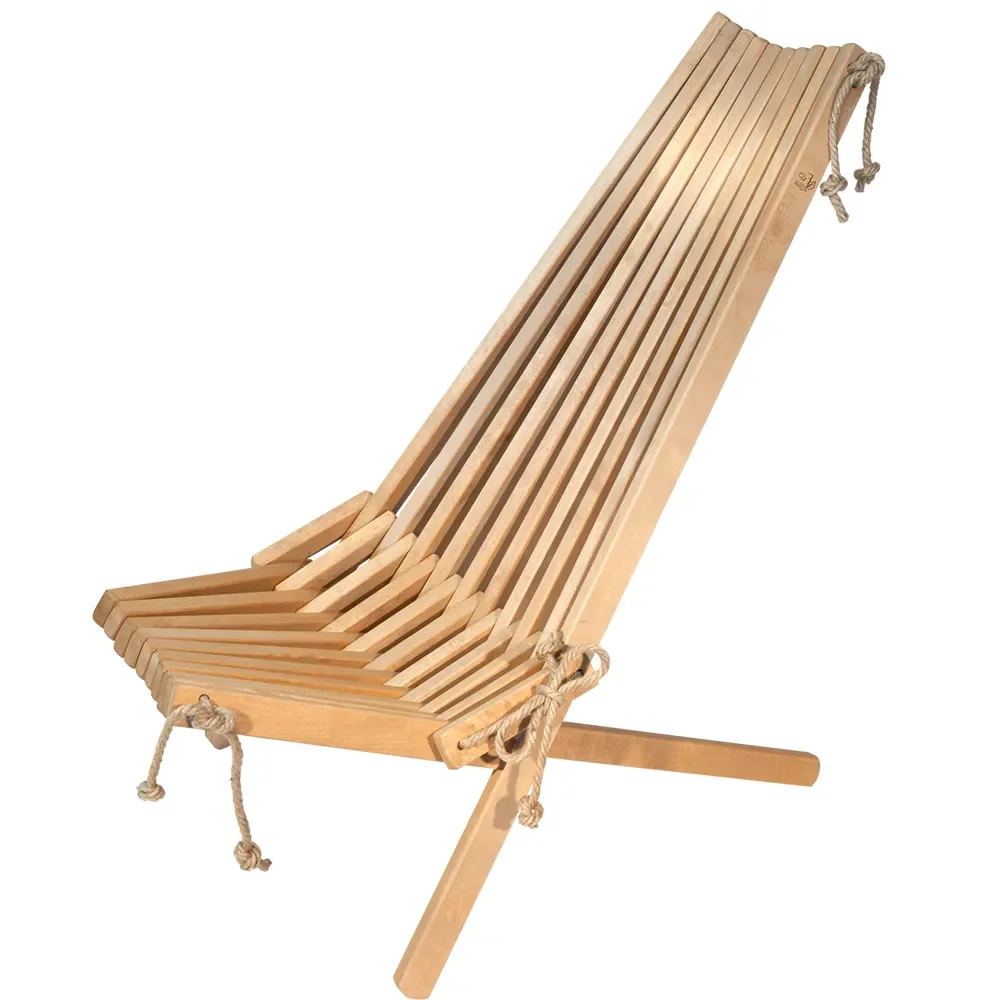 Hillerstorp, Ecochair Liegesessel Birke Braun Geölt