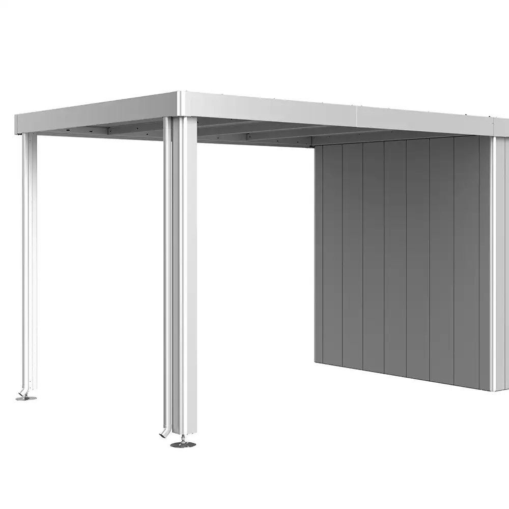 Biohort, Seitendach für Gerätehaus Neo 4A/4B/4C/4D metallic silber