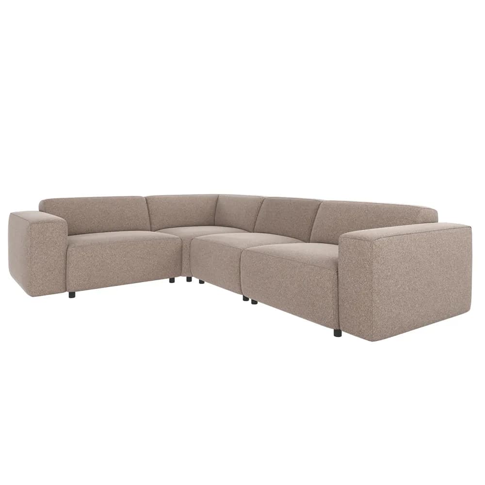 Rowico Home, Willard Ecksofa 2+3-Sitzer Stoff Brenda beige