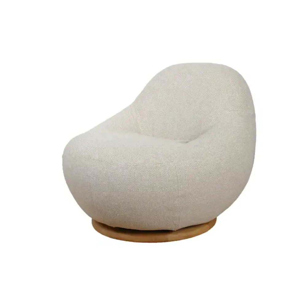 Cane-line, Gem loungesessel m/teak svirvel Desert sand, Rise