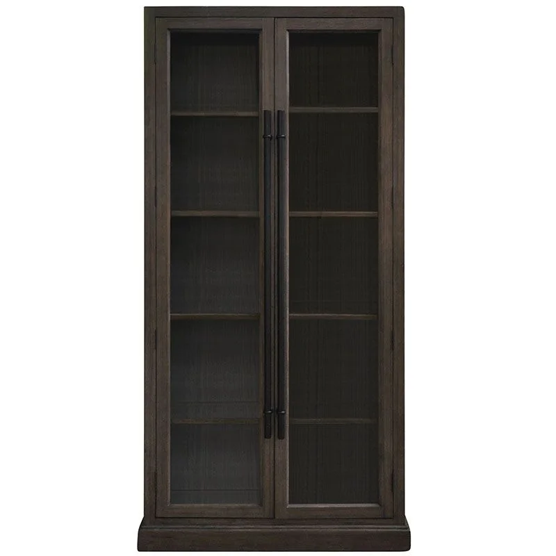 Narbonne Glass Cabinet Dark Brown