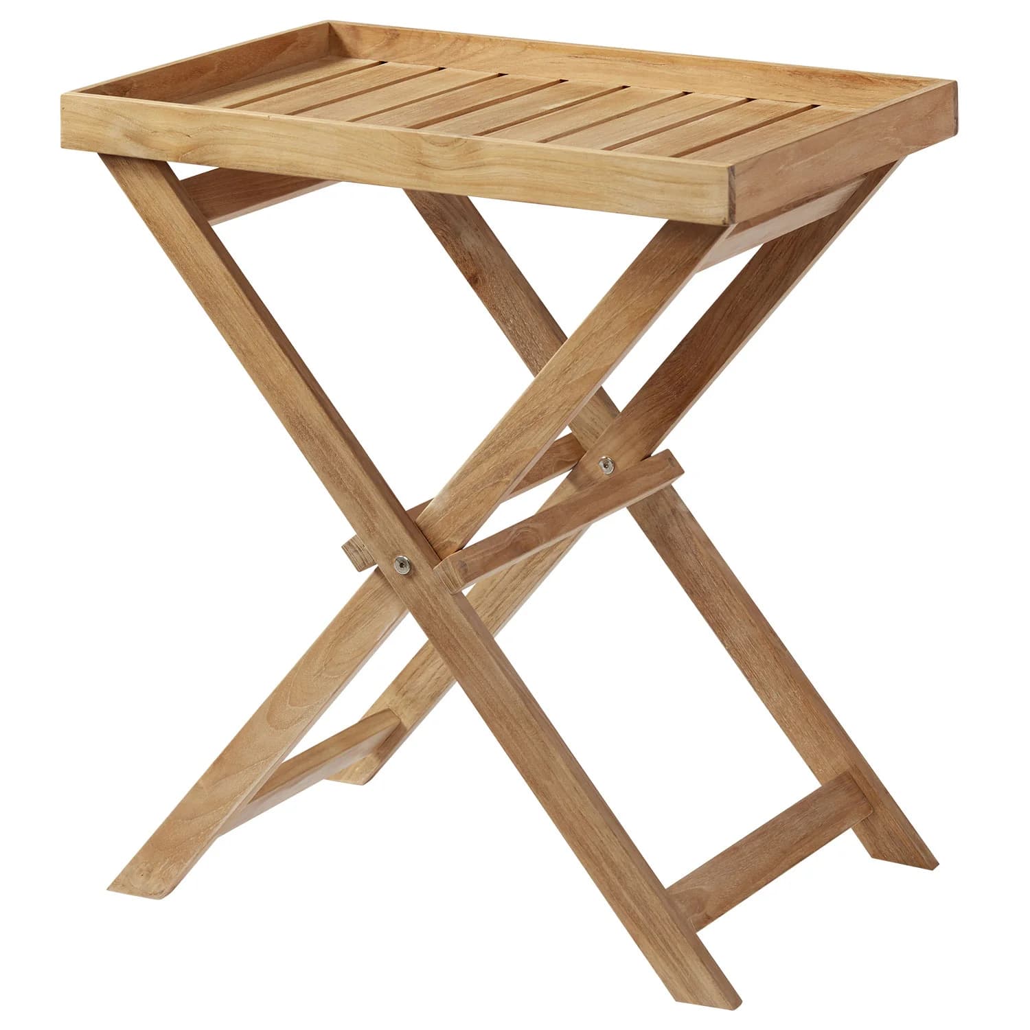 Cinas, Tablett Tisch 40x60 cm Teak