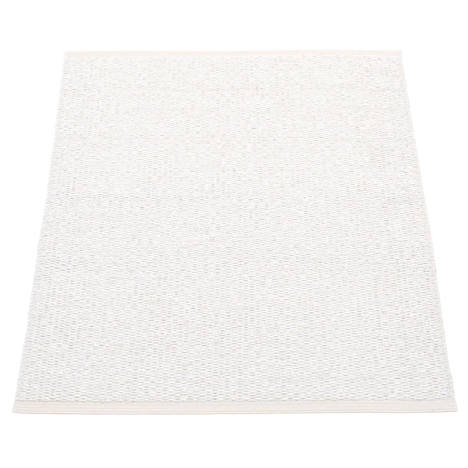 Pappelina, Svea Teppich 70x90 cm white metallic / white
