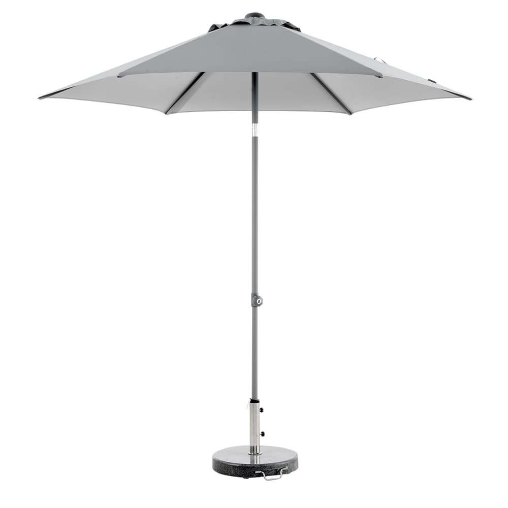 Brafab, Poppi Sonnenschirm 250 cm grau