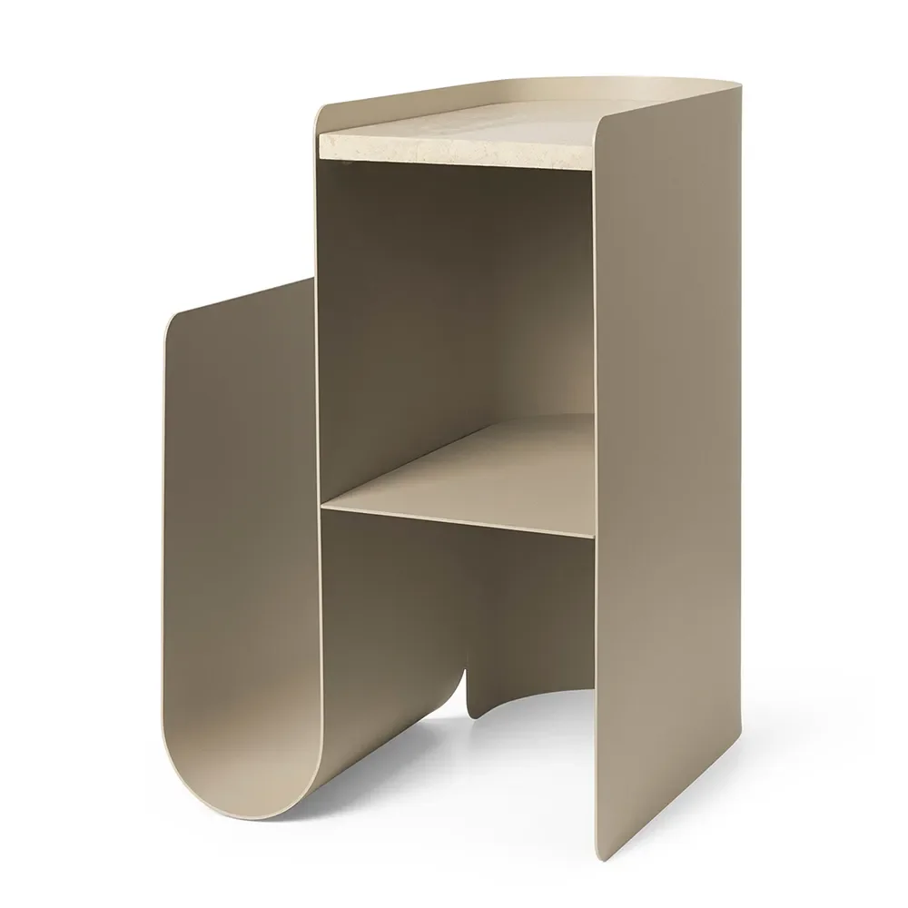 Ferm Living Vault Beistelltisch 40,2 x 33,4 x 50cm Cashmere