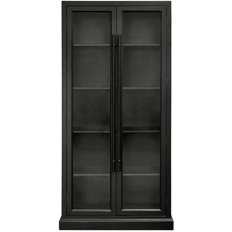 Narbonne Glass Cabinet Black
