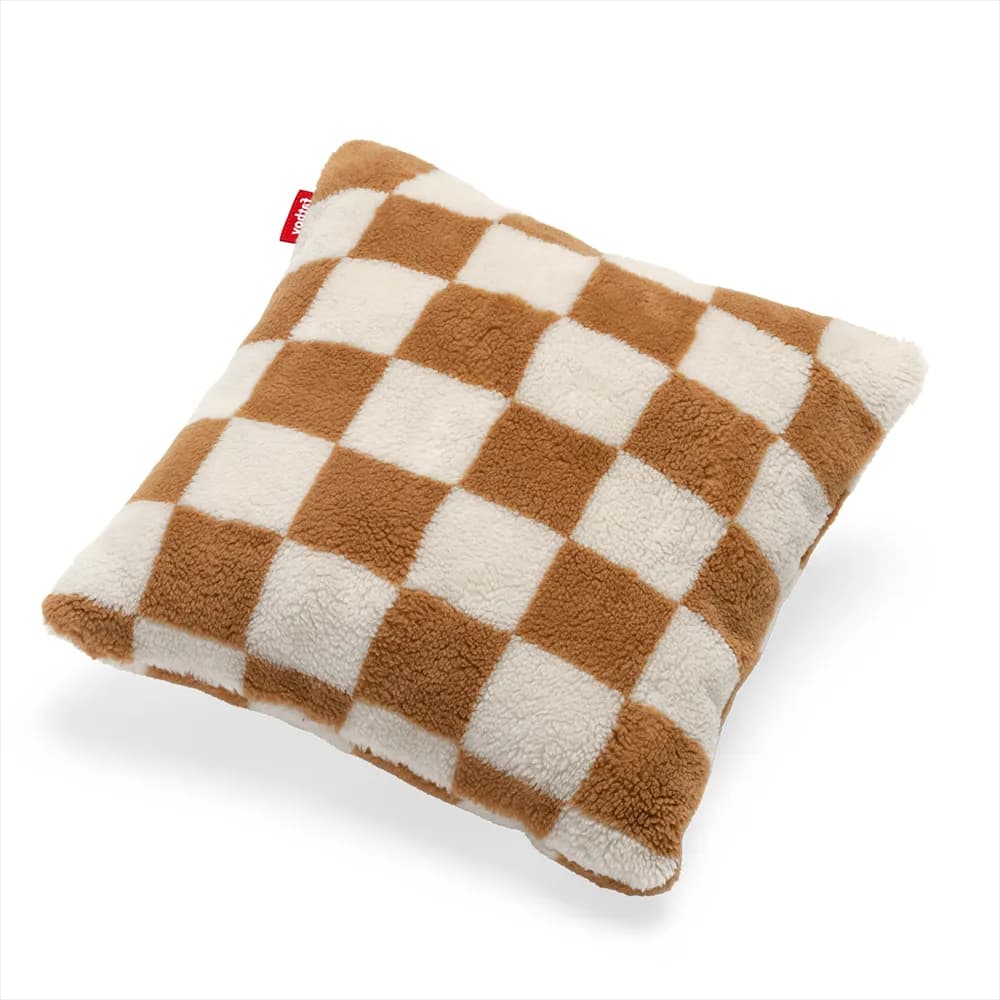 Fatboy, Square Kissen Teddy Chess Almond Creme