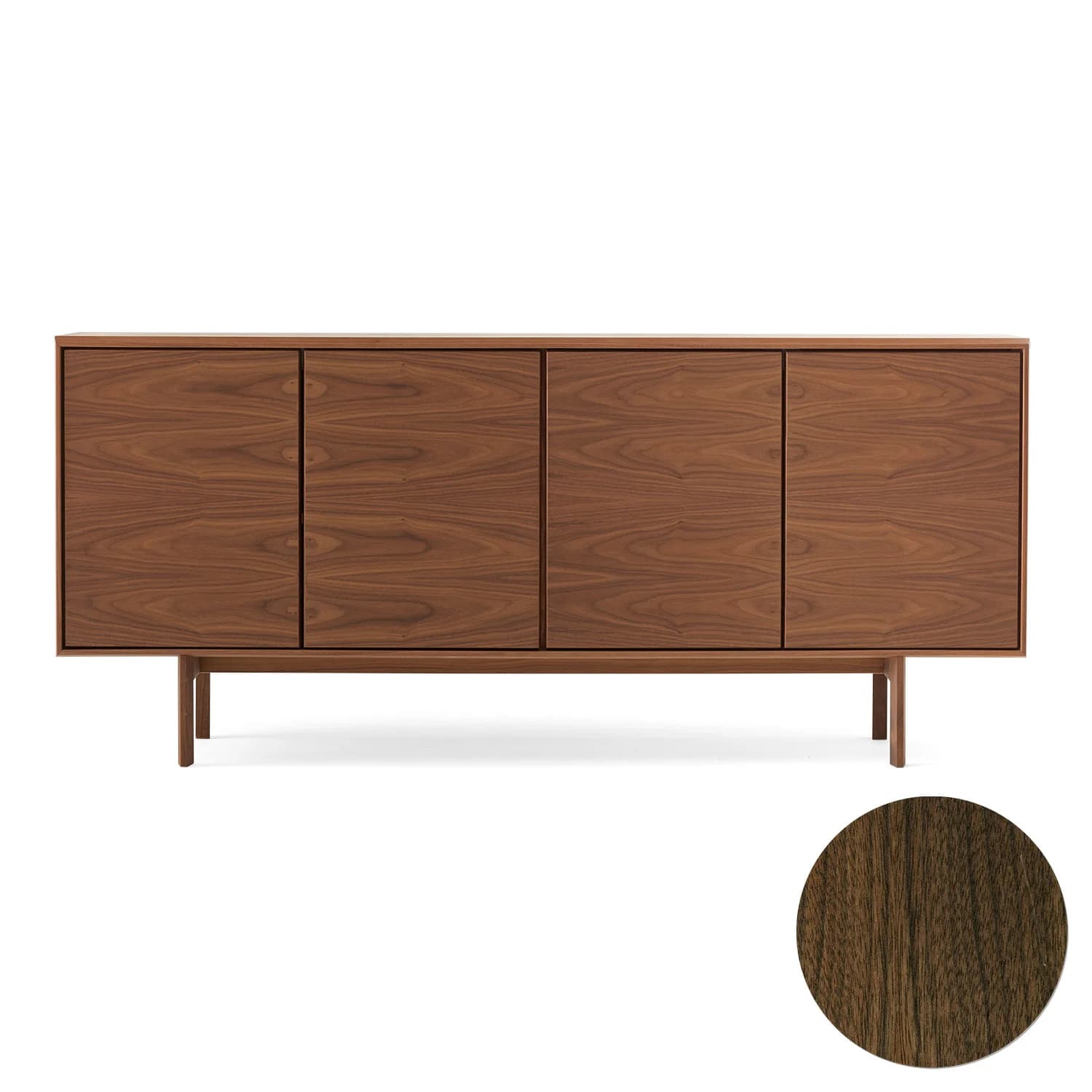 Skovby, Sm544 Anrichte Nussbaum Lack 190X43X85Cm