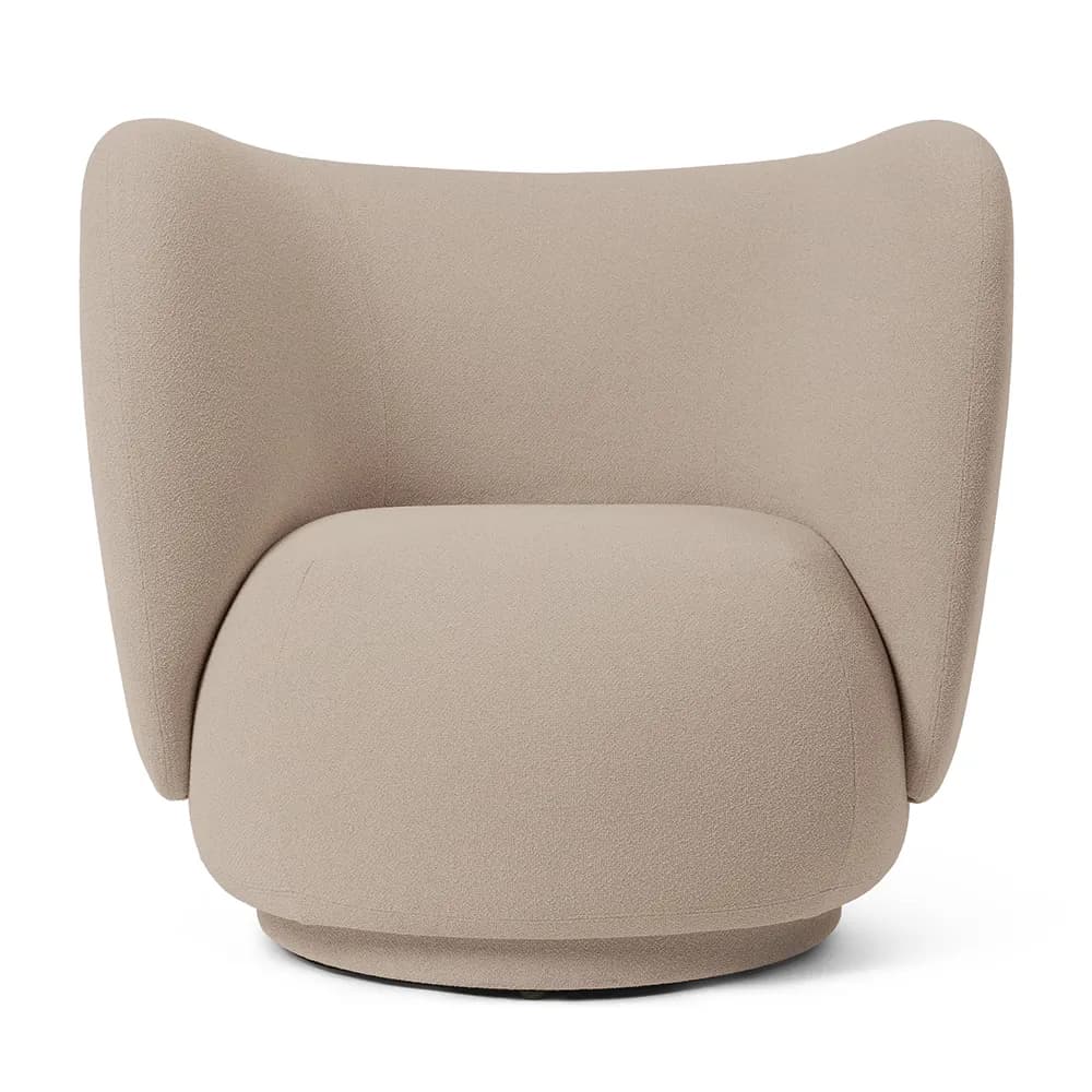 Ferm Living, Rico Lounge sessel Grain - Cashmere