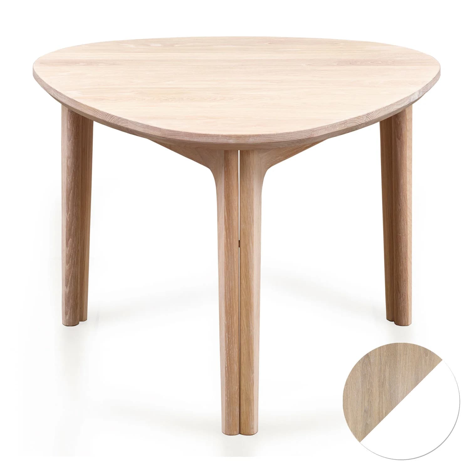 Skovby, Sm206 Couchtisch Eiche Weißöl/weißes Laminat 65X63X43Cm