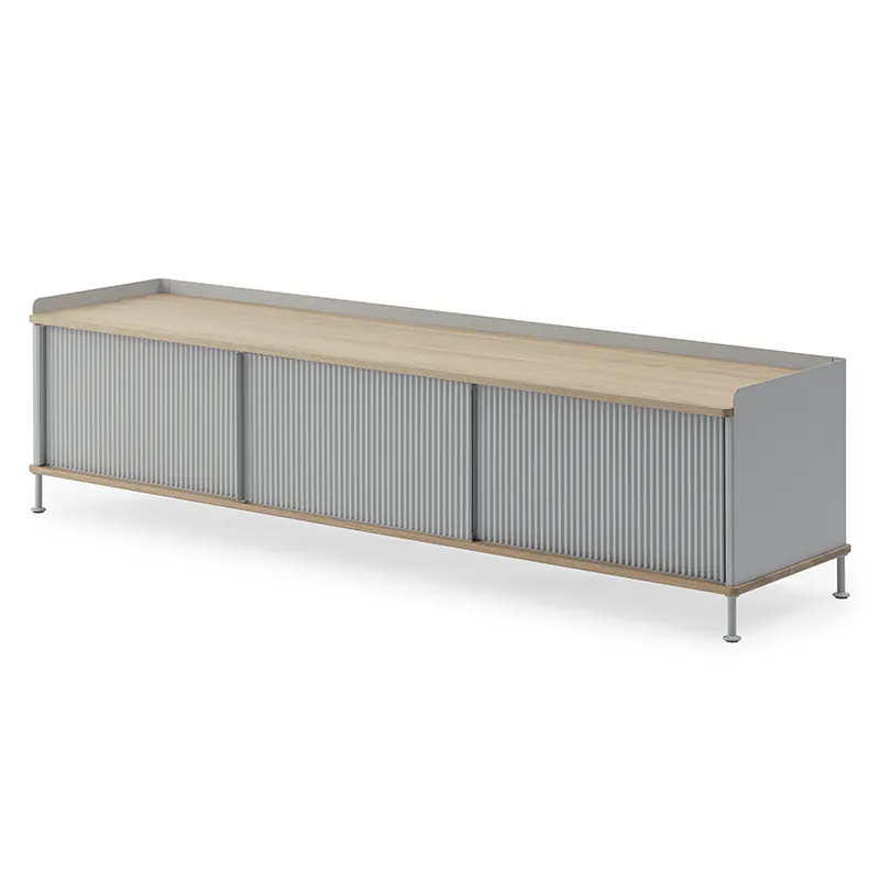 Muuto, Enfold Anrichte 186 x 45 cm - oiled oak Grey