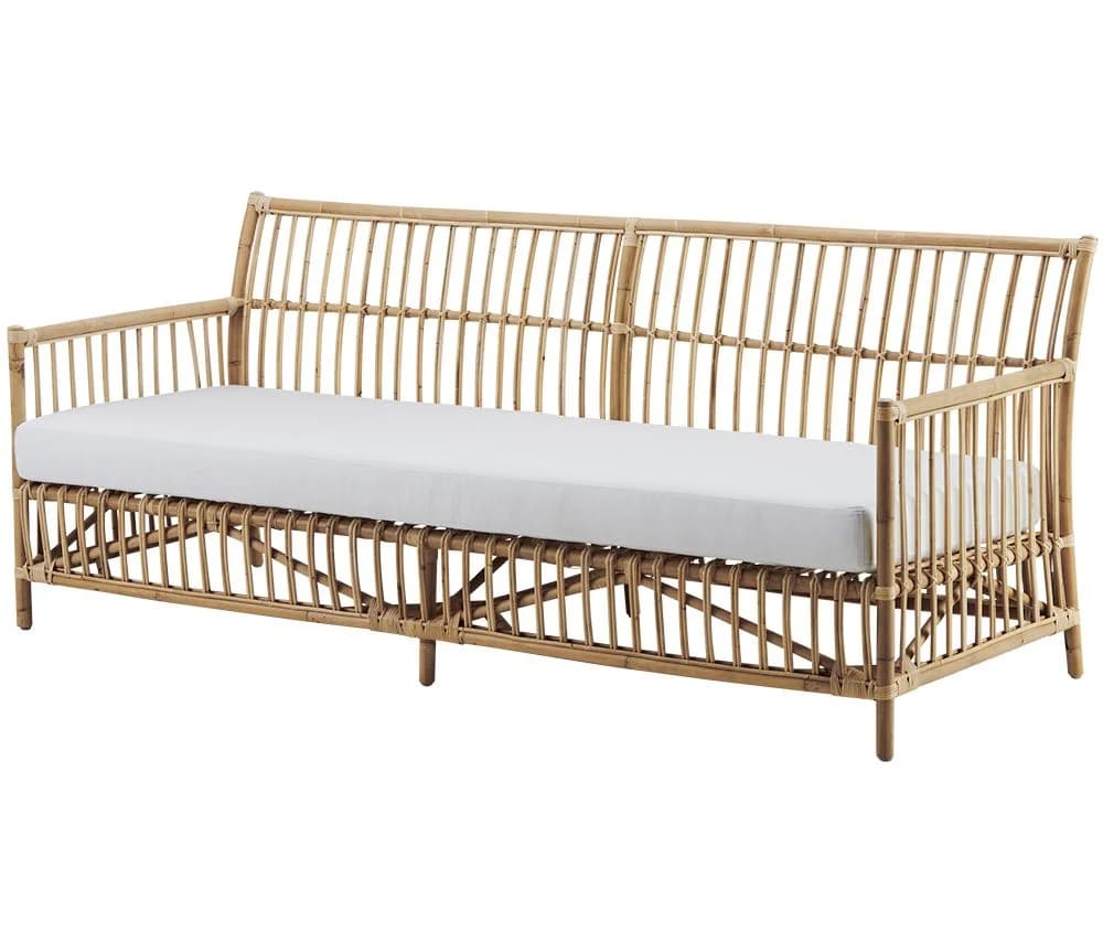 Sika Design, Caroline Rattan-Sofa Natur