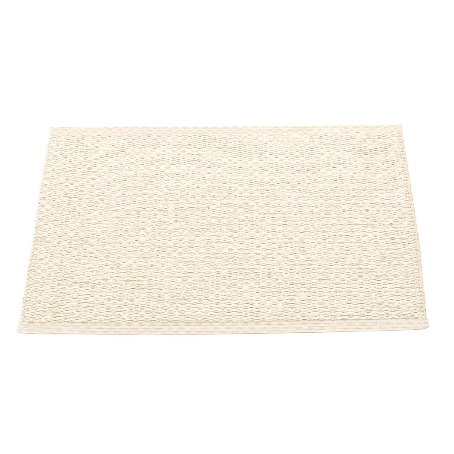 Pappelina, Svea Teppich 70x50 cm champagne metallic / vanilla