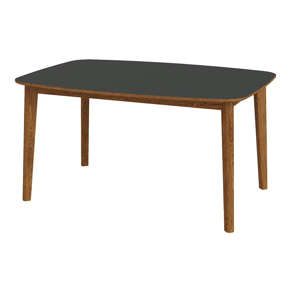 Skovby, Sm118 Tisch Nussbaum Öl/Nanolaminat schwarz