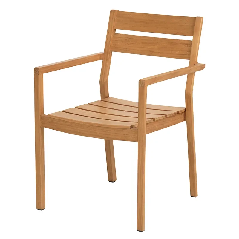 Brafab, Delia stuhl mit armlehne teak