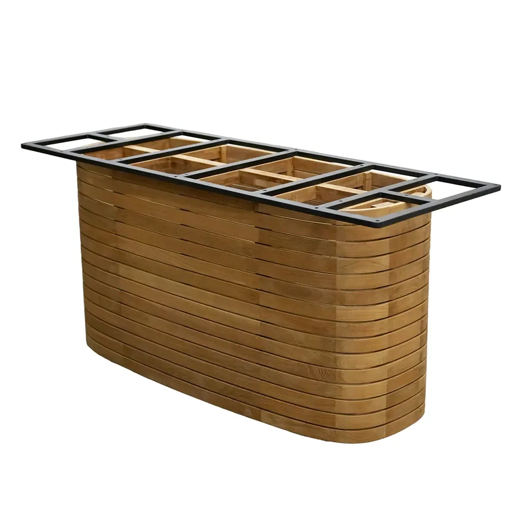 Cane-line, Mellow matbordgestell oval f/bordsskiva 240x130 cm & 300x130 cm Teak