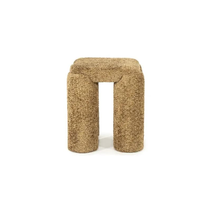 By-Boo, Stool Omla - mustard 42,5x42,5x47 cm