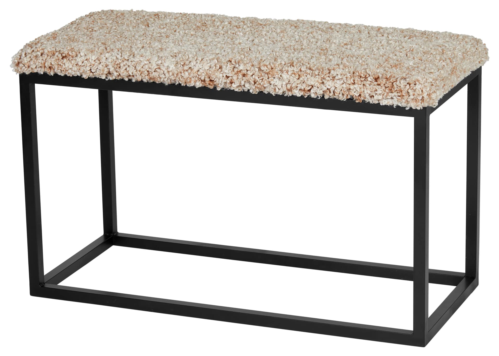 Skinnwille, Palle Bank 80x35 cm Toffée/Black